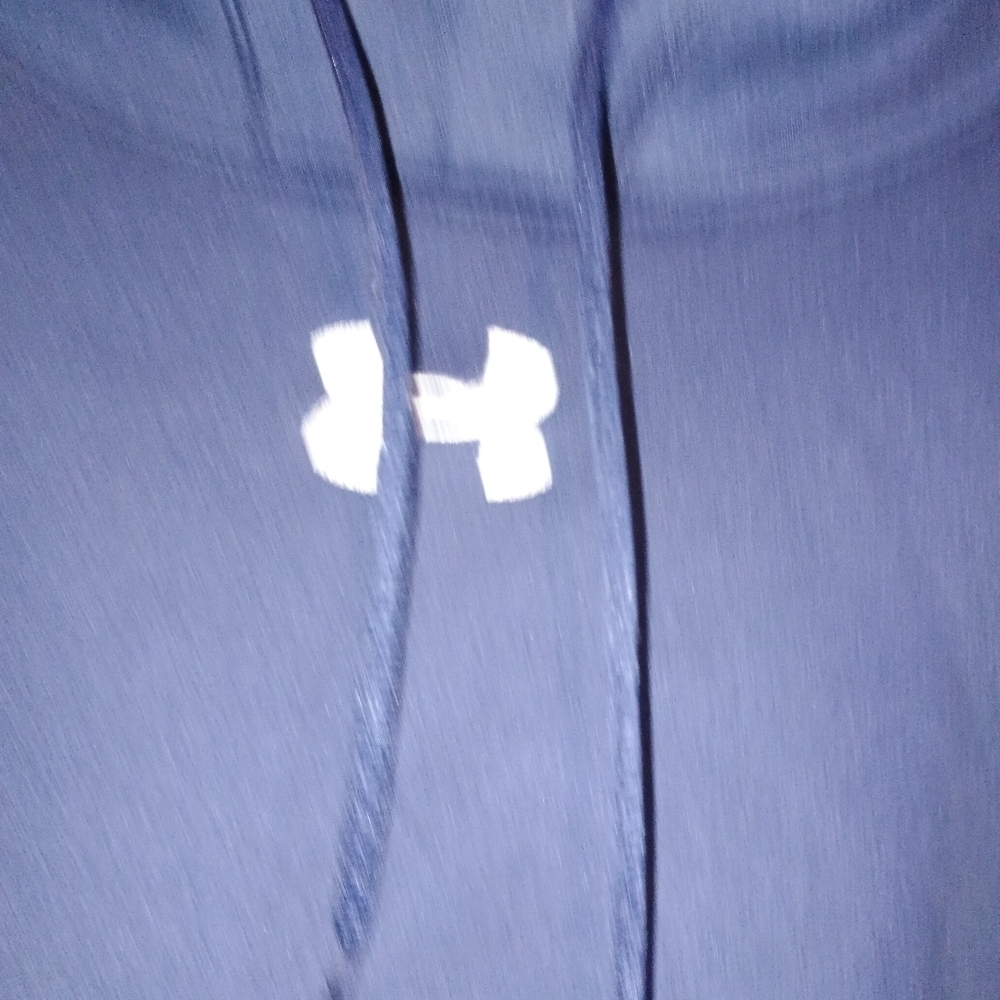 Under Armour Men’s 2XL Loose Fit Pullover Jacket Hoodie Navy Performance - Picture 4 of 10
